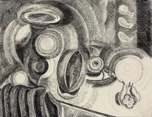 Portuguese Still Life by Robert Delaunay Oil Painting