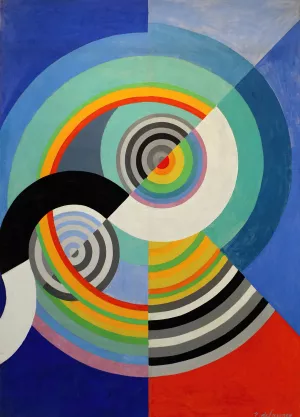 Rythme no.3 by Robert Delaunay Oil Painting