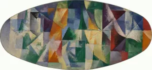 Windows Open Simultaneously 1st Part, 3rd Motif by Robert Delaunay Oil Painting