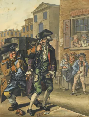 The Frenchman In Distress by Robert Dighton Oil Painting