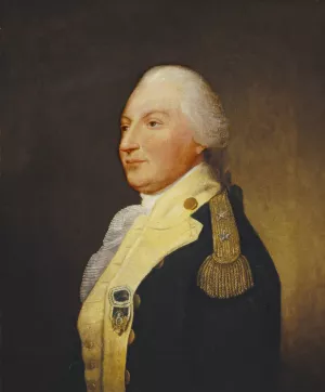 General William Smallwood by Robert Edge Pine Oil Painting