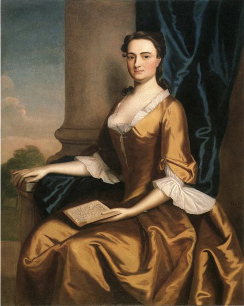 Mrs. Charles Apthorp Grizzell Eastwick Apthorp by Robert Feke - Hand-Painted Oil Painting Reproduction