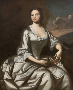 Mrs. John Banister by Robert Feke Oil Painting