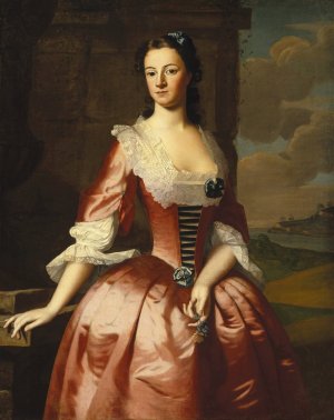 Portrait of a Woman by Robert Feke Oil Painting