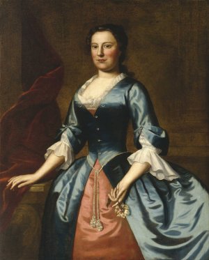 Portrait of Mrs. Samuel McCall, Sr. by Robert Feke Oil Painting
