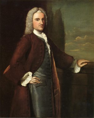 Thomas Hopkinson by Robert Feke Oil Painting