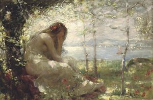 Dreaming by Robert Fowler Oil Painting