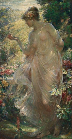 The Butterfly by Robert Fowler Oil Painting