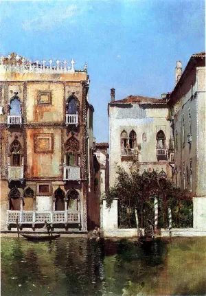 La Ca d\'Oro, Venice by Robert Frederick Blum - Oil Painting Reproduction