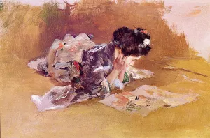 The Picture Book painting by Robert Frederick Blum