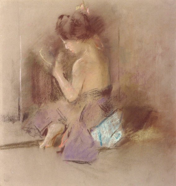 The Toilet  by Robert Frederick Blum - Hand-Painted Oil Painting Reproduction