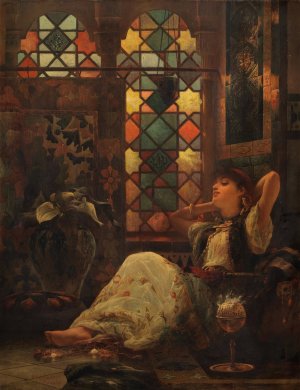 The Nautch Girl by Robert Gavin Oil Painting