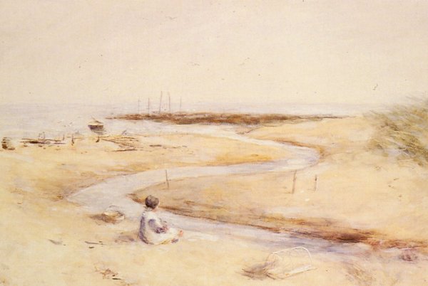 Main Product Photo of Carnoustie Bay Painting by Robert Gemmell Hutchison