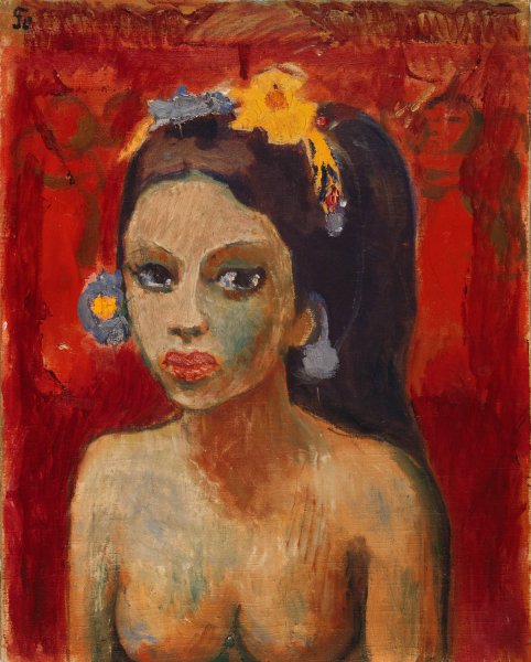 Balinesin  by Robert Genin - Hand-Painted Oil Painting Reproduction