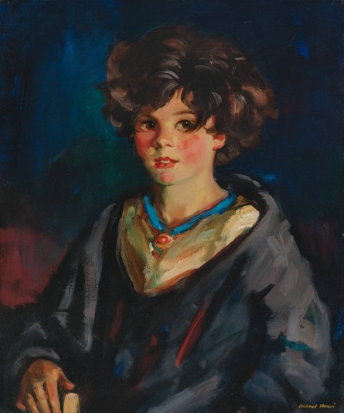 Annie Beg  by Robert Henri - Hand-Painted Oil Painting Reproduction