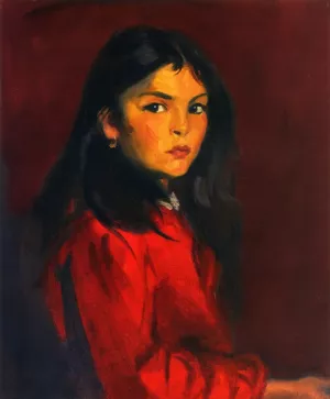 Berna Escudero Oil painting by Robert Henri