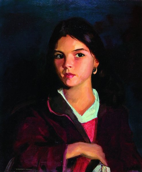 Bernadita  by Robert Henri - Hand-Painted Oil Painting Reproduction