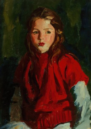 Blond Bridget Lavelle by Robert Henri Oil Painting
