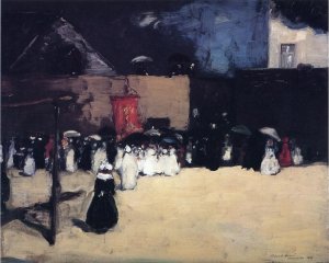 Fete du Dieu - Concarneau by Robert Henri Oil Painting