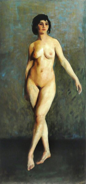 Main Product Photo of Figure en Mouvement Painting by Robert Henri