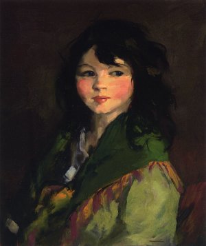 Francine Oil painting by Robert Henri
