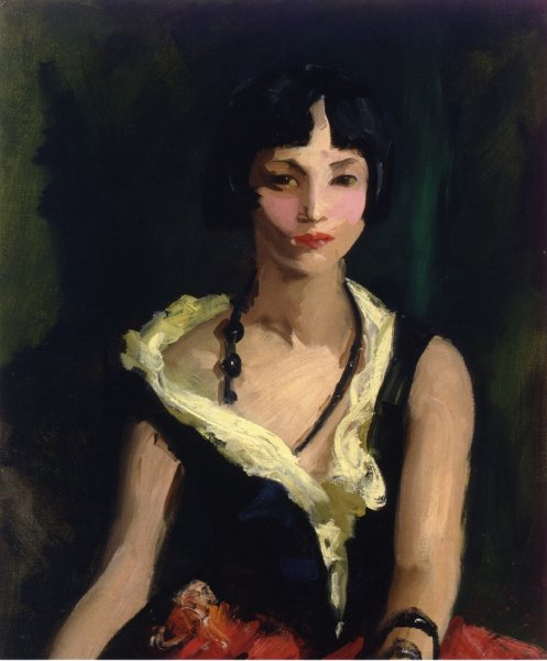 Francisquita by Robert Henri - Hand-Painted Oil Painting Reproduction