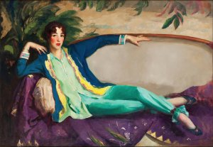 Gertrude Vanderbilt Whitney by Robert Henri Oil Painting