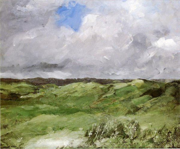 Main Product Photo of Gray Dunes Painting by Robert Henri