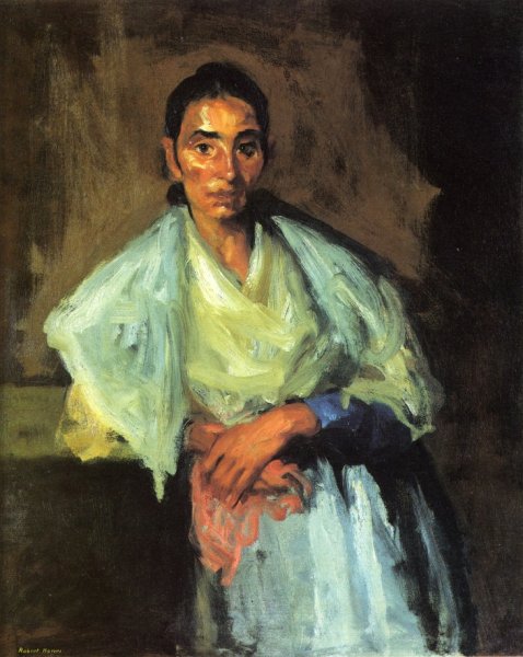 Gypsy by Robert Henri - Hand-Painted Oil Painting Reproduction