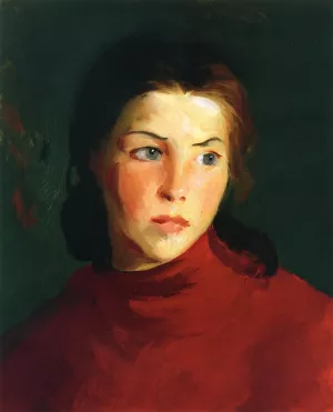 Irish Girl Mary Lavelle by Robert Henri - Oil Painting Reproduction