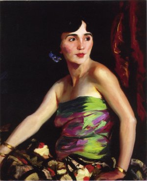 Isolina Maldonado - Spanish Dancer Oil painting by Robert Henri