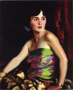 Isolina Maldonado - Spanish Dancer by Robert Henri - Oil Painting Reproduction