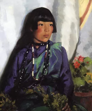 Julianita Ready for the Dance by Robert Henri Julianita Ready for the Dance Oil painting by Robert Henri