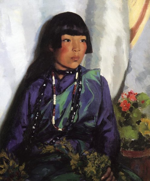 Main Product Photo of Julianita Ready for the Dance Painting by Robert Henri