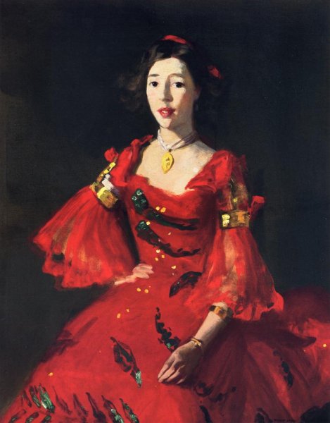 La Madrelenita by Robert Henri - Hand-Painted Oil Painting Reproduction