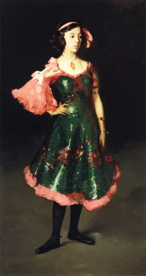 La Madrilenita by Robert Henri - Oil Painting Reproduction
