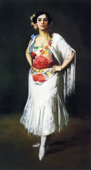 La Reina Mora by Robert Henri Oil Painting