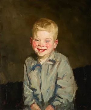 Laughing Boy by Robert Henri Oil Painting