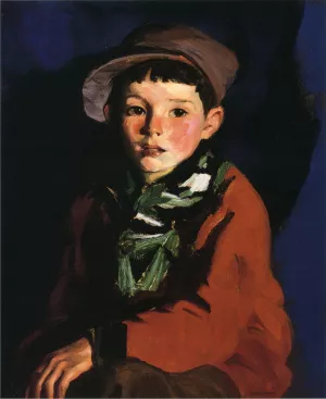 Listening Boy Oil painting by Robert Henri