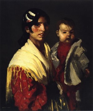 Maria y Consuelo Gitana by Robert Henri Oil Painting
