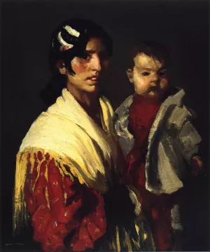 Maria y Consuelo Gitana by Robert Henri - Oil Painting Reproduction