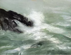 Marine - Storm Sea painting by Robert Henri