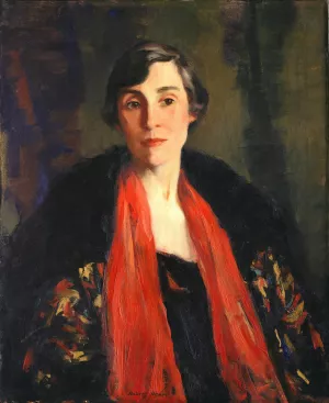 Mary Fanton by Robert Henri Oil Painting