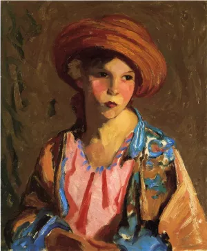 Mildred-O Hat by Robert Henri Oil Painting