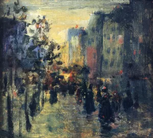 Misty Effect, Paris by Robert Henri - Oil Painting Reproduction