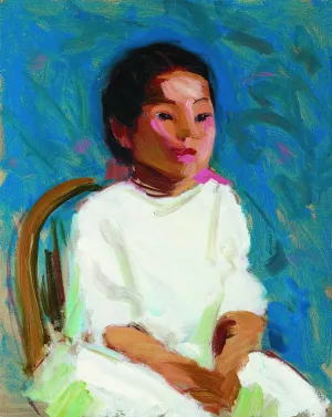 Mukie Oil painting by Robert Henri