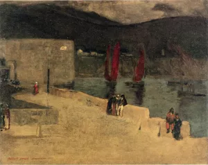 Nocturne by Robert Henri Oil Painting