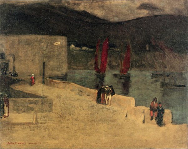 Main Product Photo of Nocturne Painting by Robert Henri