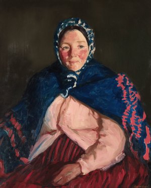 Old Johnnie's Wife by Robert Henri Oil Painting