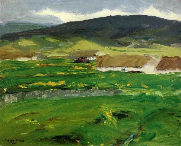 Main Product Photo of O'Malley Home (also known as Achill Island, County Mayo, Ireland) Painting by Robert Henri